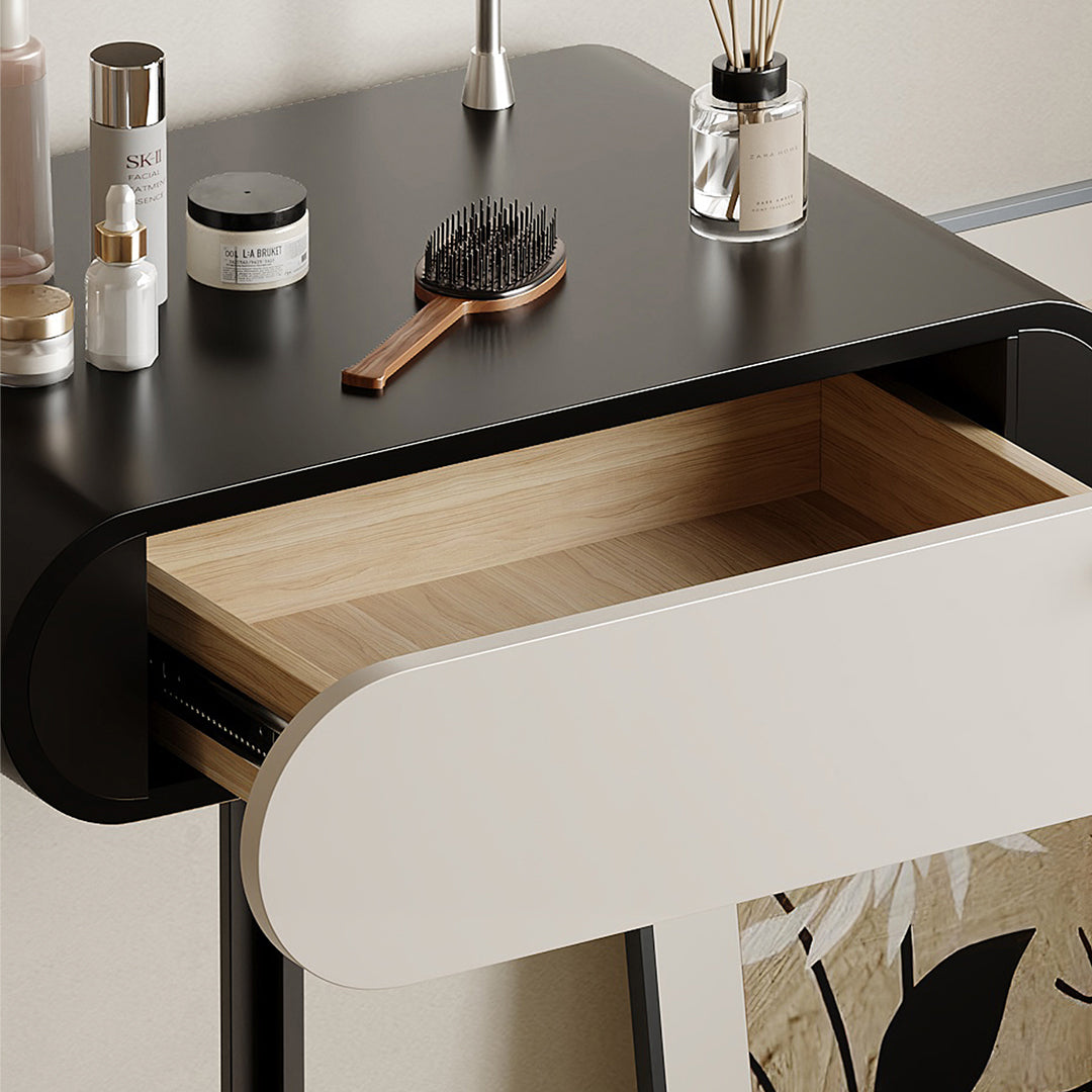 Suzuki Small Dressing Table With Mirror, Slimline Dressing Table-Weilai Concept-Weilai Concept