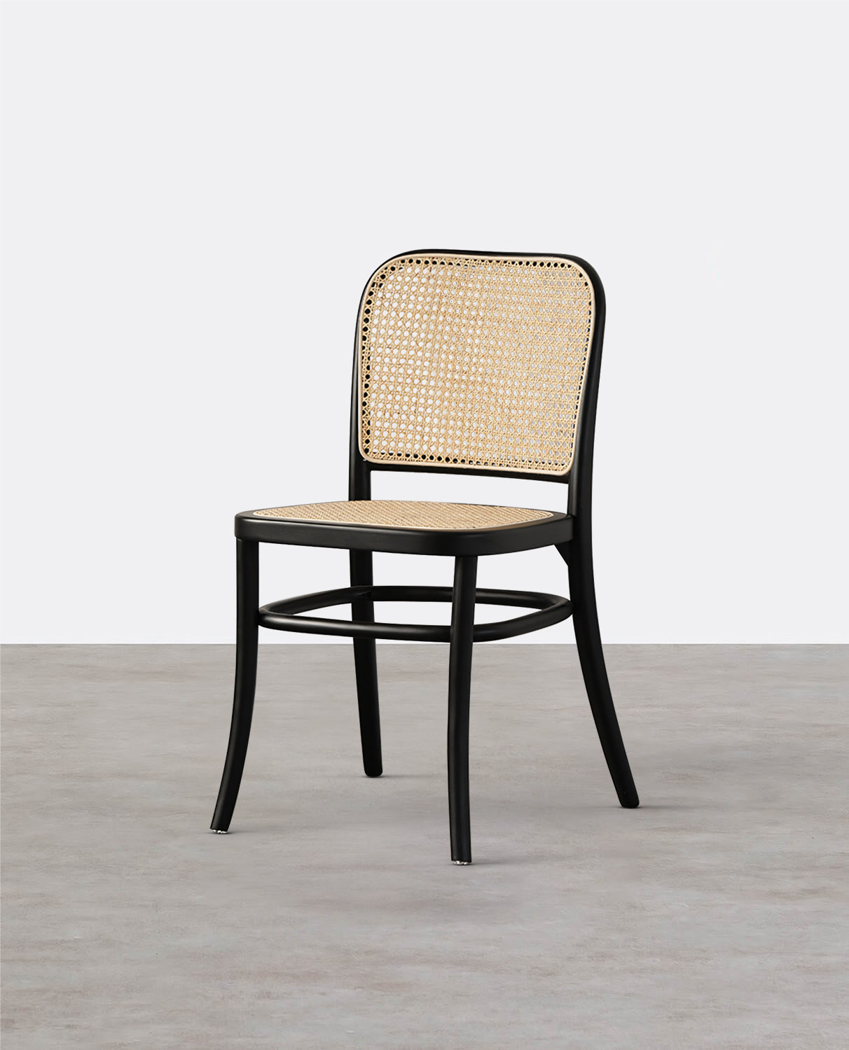 Vanesa Rattan Dining Chair, Oak