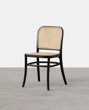 Vanesa Rattan Dining Chair, Oak