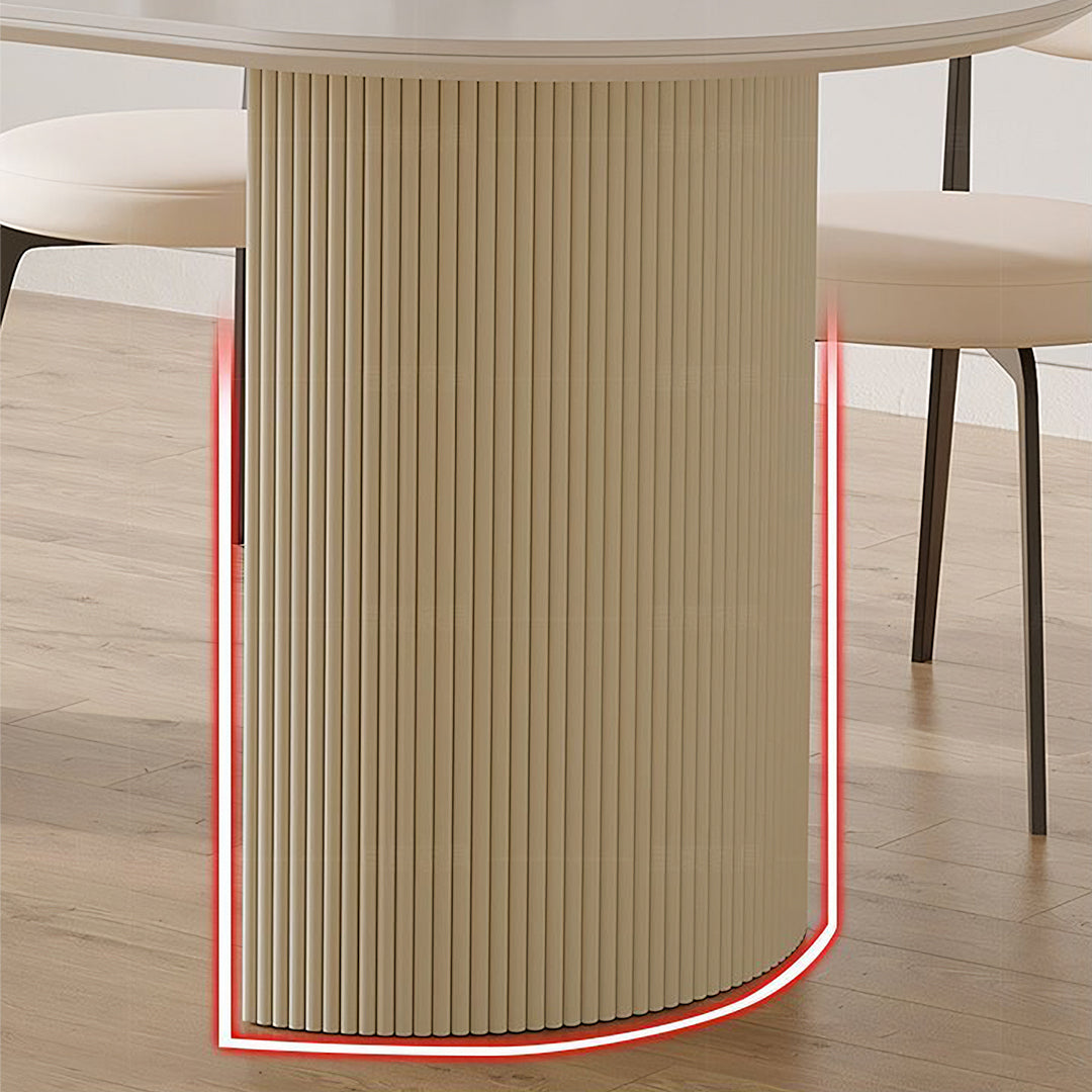 Pacheco Foldable Dining Table, Oval