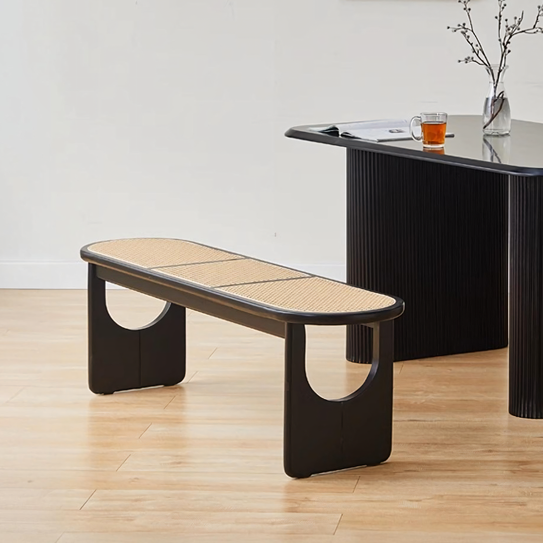Angelia Vine Woven Bench-Weilai Concept-Weilai Concept