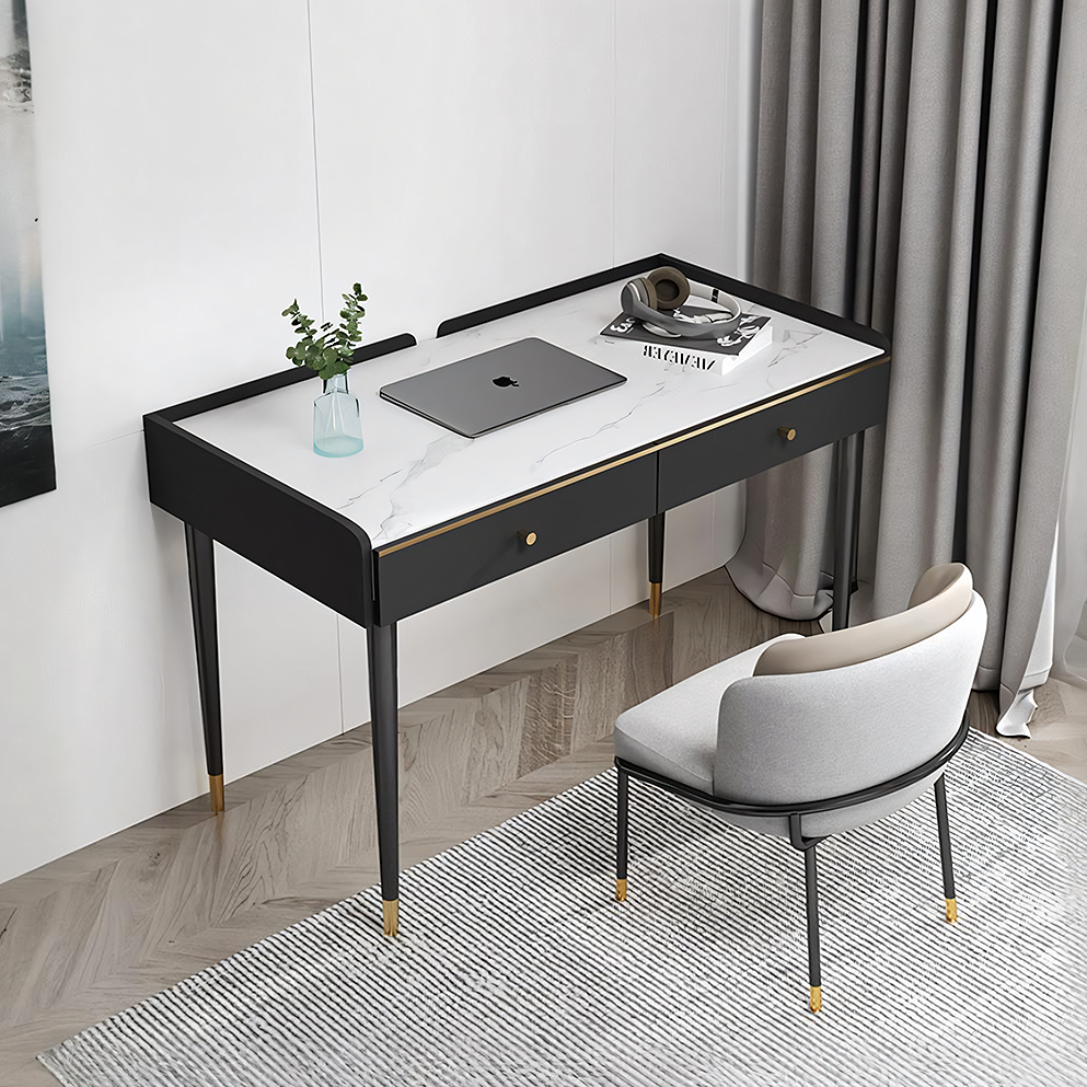 Bodden Office Desk, Sintered Stone-Weilai Concept-Weilai Concept