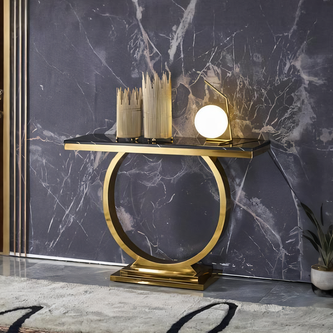 Brody Console Table, Black-Weilai Concept-Weilai Concept