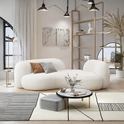 Elara Modern Curved Two Seater, Three Seater Sofa, Boucle-Weilai Concept-Weilai Concept