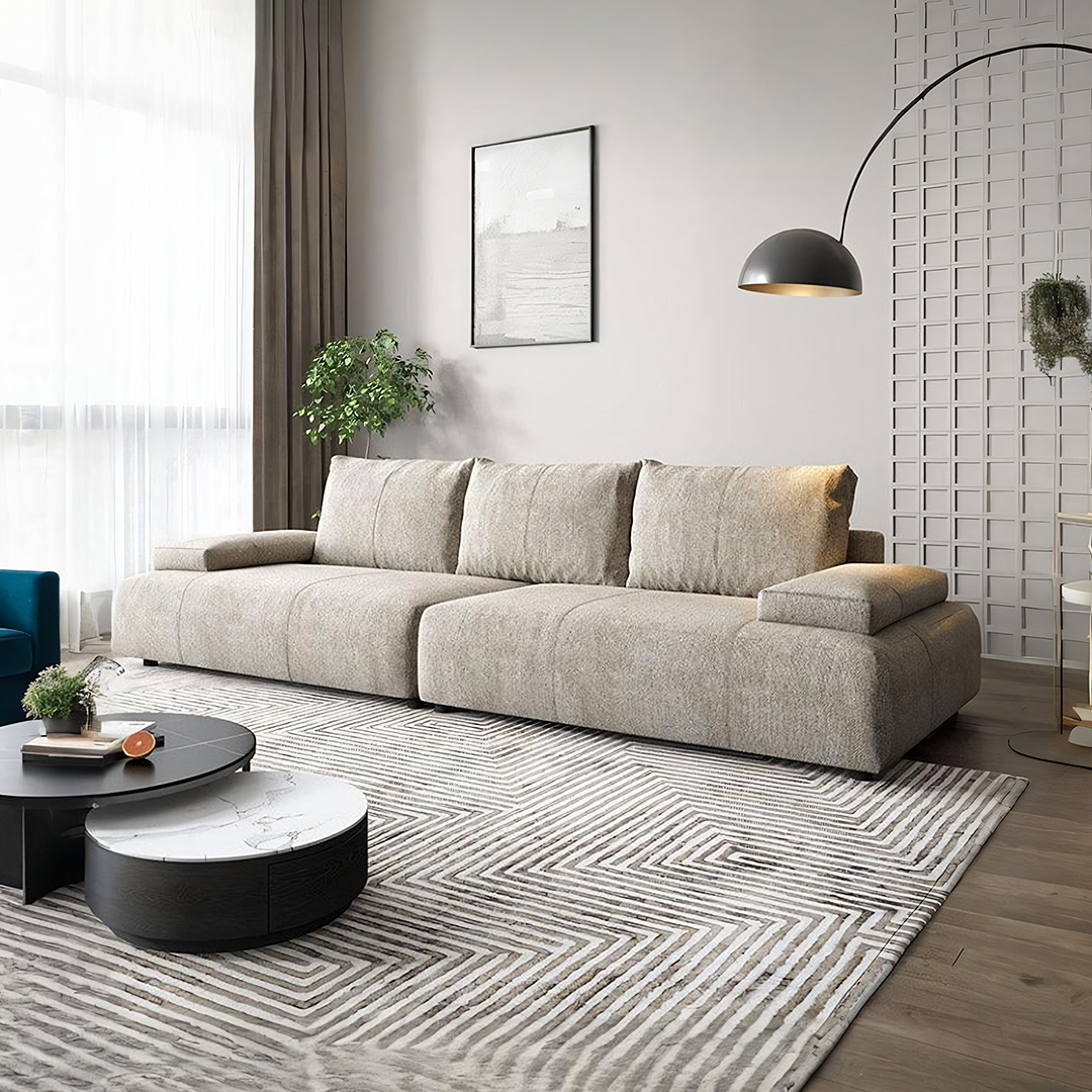 Hank L10 Two Seater, Three Seater Sofa, Linen-Weilai Concept-Weilai Concept