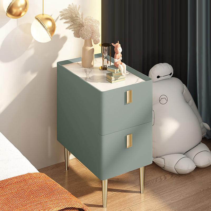 Corona Bedside Table-Weilai Concept-Green-25cm-Weilai Concept