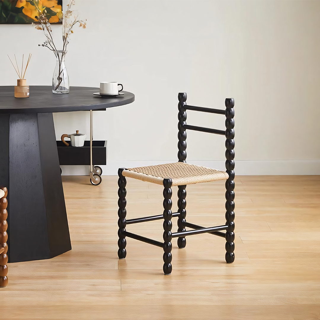 Mae Gourd Dining Chair, Rattan-Weilai Concept-Weilai Concept
