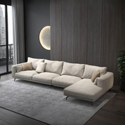 NR23 Four Seater Corner Sofa, Leathaire-Weilai Concept-Weilai Concept