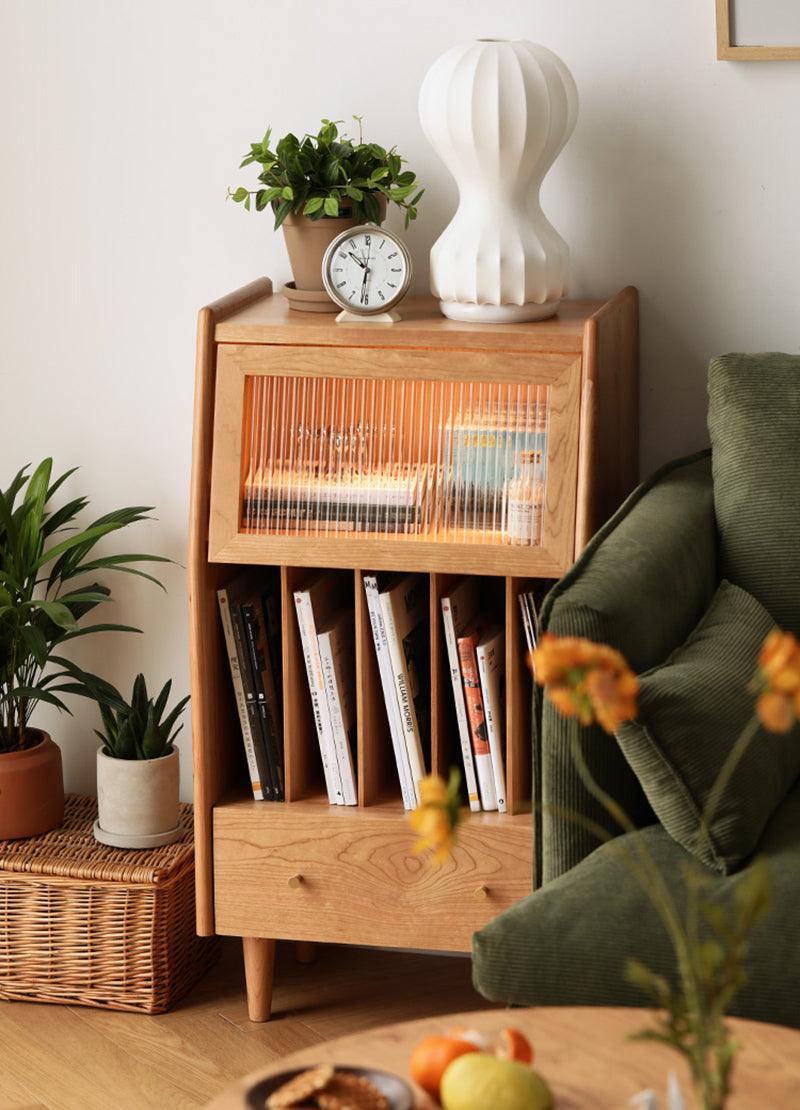 Dorilla Bedside Table, Oak, Side Table-Weilai Concept-Weilai Concept