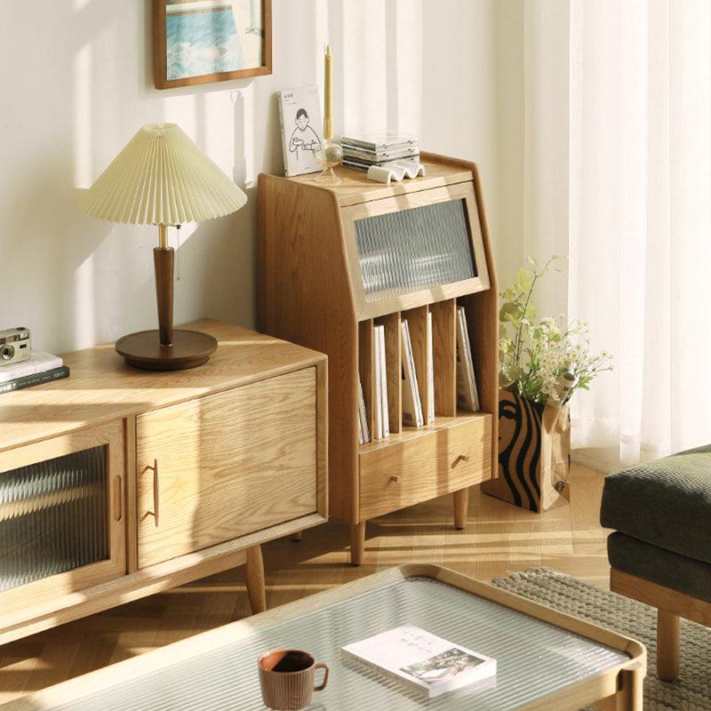 Dorilla Bedside Table, Oak, Side Table-Weilai Concept-Weilai Concept