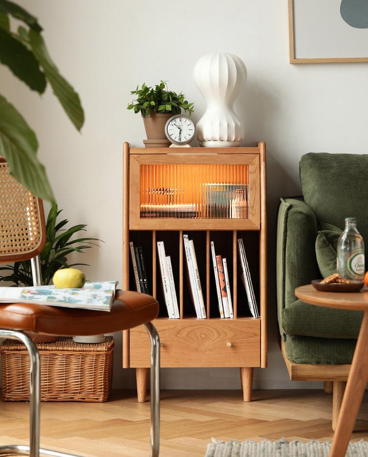 Dorilla Bedside Table, Oak, Side Table-Weilai Concept-Weilai Concept