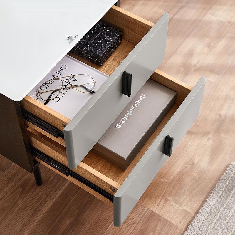 Ditzel Bedside Table, Light Grey-Weilai Concept-Weilai Concept