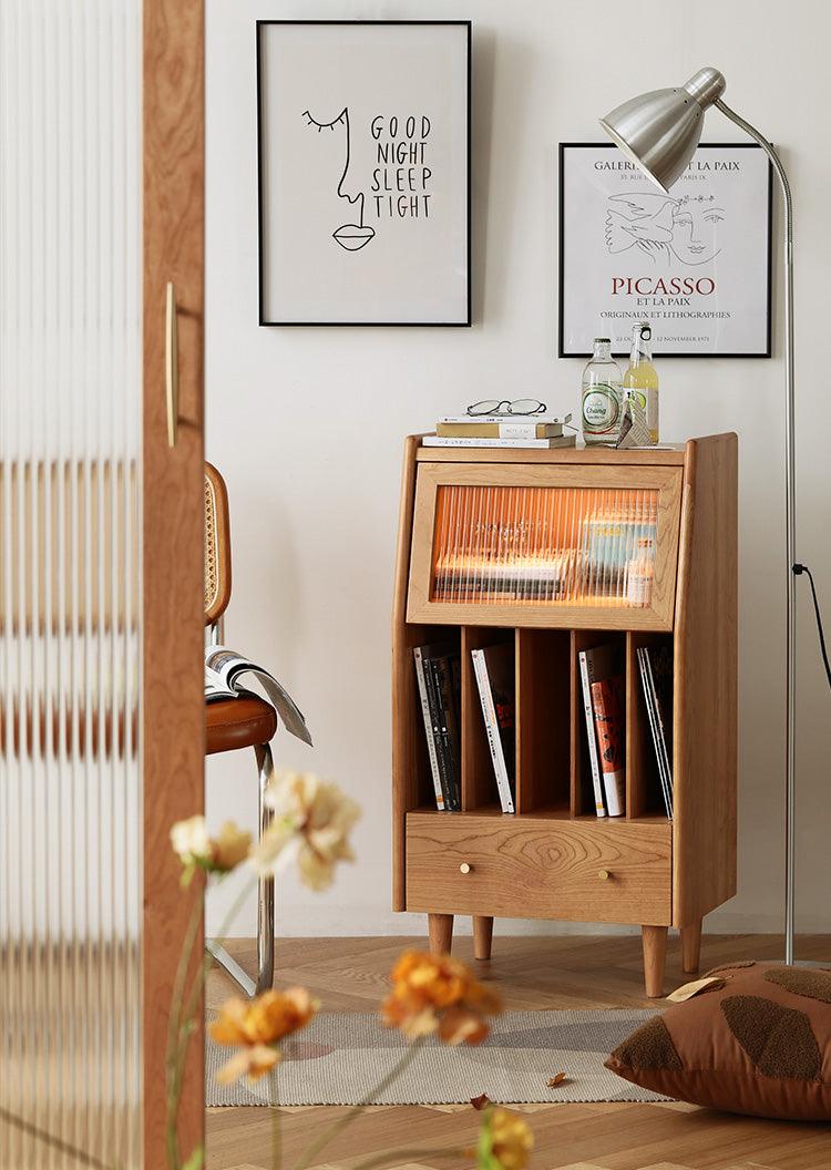 Dorilla Bedside Table, Oak, Side Table-Weilai Concept-Weilai Concept