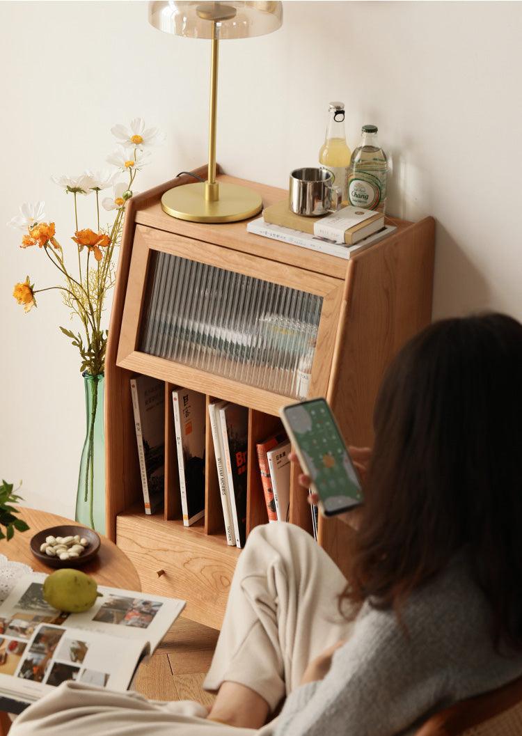 Dorilla Bedside Table, Oak, Side Table-Weilai Concept-Weilai Concept
