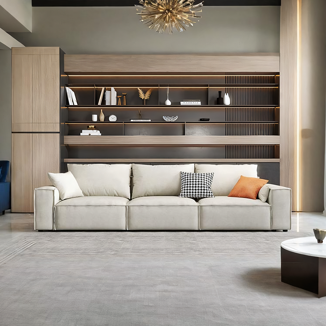 R67 Anselm Three Seater, Four Seater Sofa, Corner Sofa, Leathaire-Weilai Concept-Weilai Concept