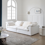 Ransom Two Seater Sofa, Linen-Weilai Concept-Weilai Concept