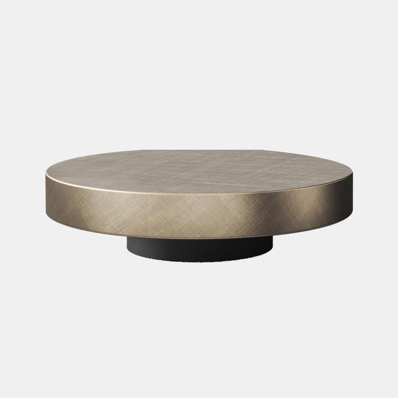 Gold Nesting Coffee Table, Gold 100cm/65cm For Display With Dents On Top-Weilai Concept-Weilai Concept