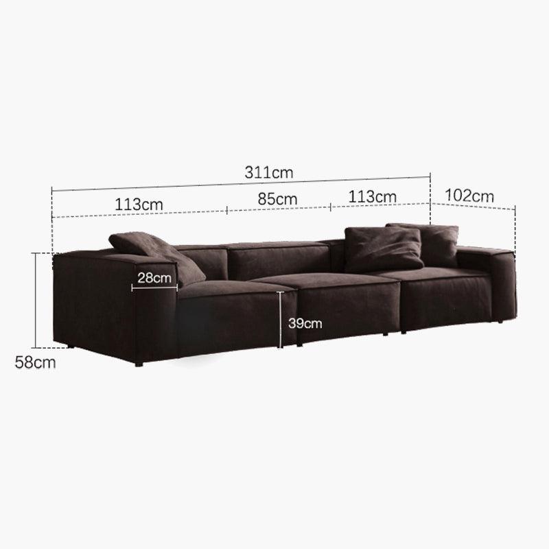 Hee Nordic Sofa, Two Seater, Three Seater Sofa, Corner Sofa, Suede-Weilai Concept-Weilai Concept