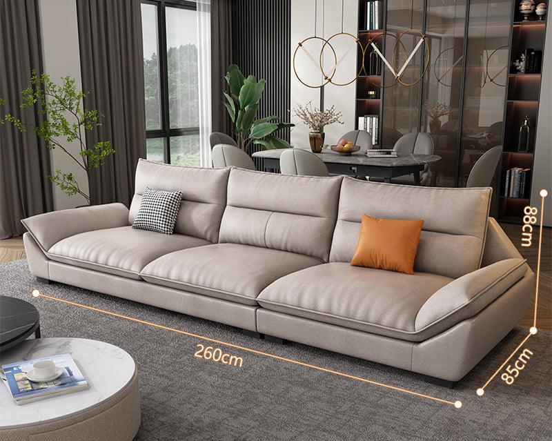 A900 Quinn Four Seater, Four Seater Corner Sofa, Leathaire-Sofas-Weilai Concept-Four Seater 330cm-Weilai Concept