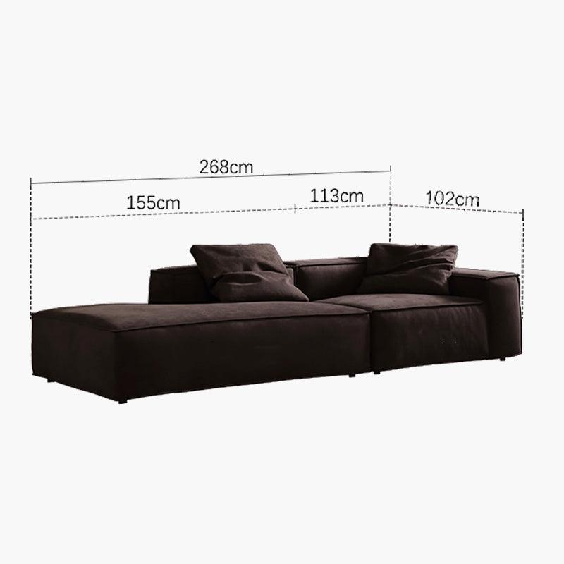 Hee Nordic Sofa, Two Seater, Three Seater Sofa, Corner Sofa, Suede-Weilai Concept-Weilai Concept