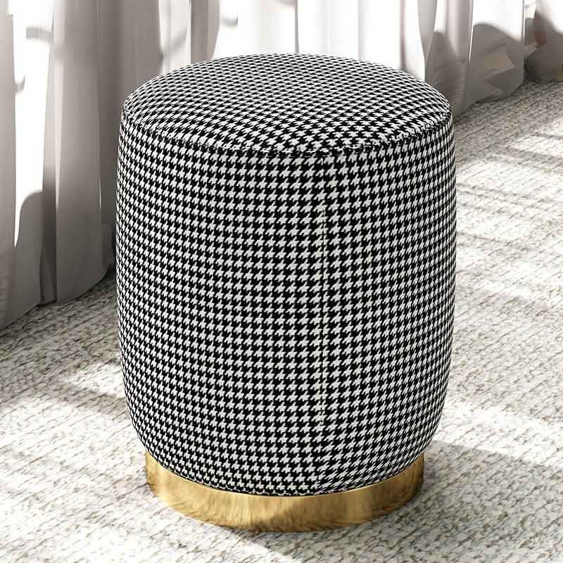 N89 Round Stool, Leather/ Velvet-Weilai Concept-Weilai Concept