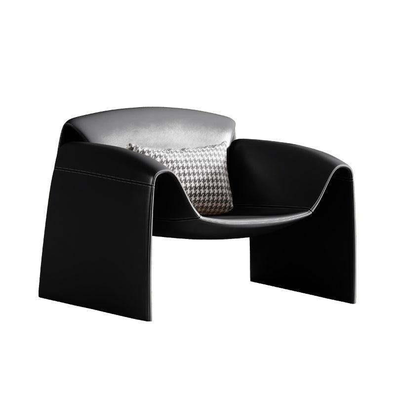 U Shape Armchair, Leather-Weilai Concept-Weilai Concept