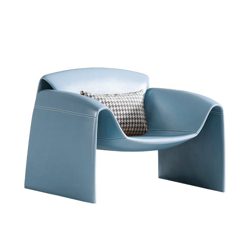 U Shape Armchair, Leather-Weilai Concept-Weilai Concept