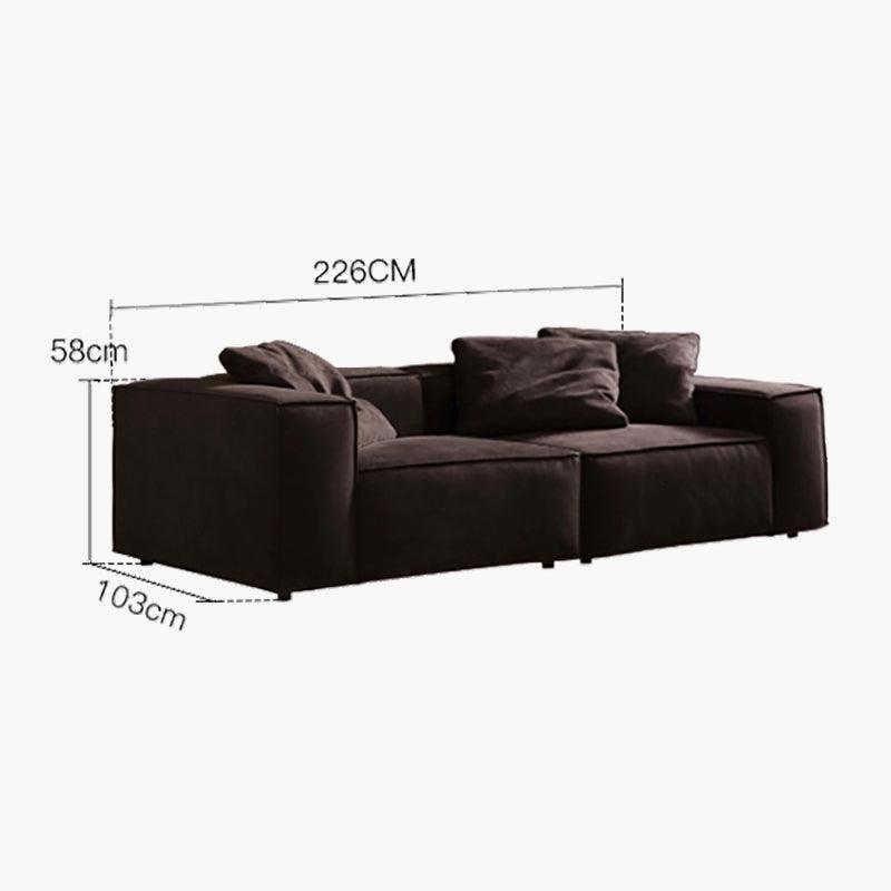 Hee Nordic Sofa, Two Seater, Three Seater Sofa, Corner Sofa, Suede-Weilai Concept-Weilai Concept