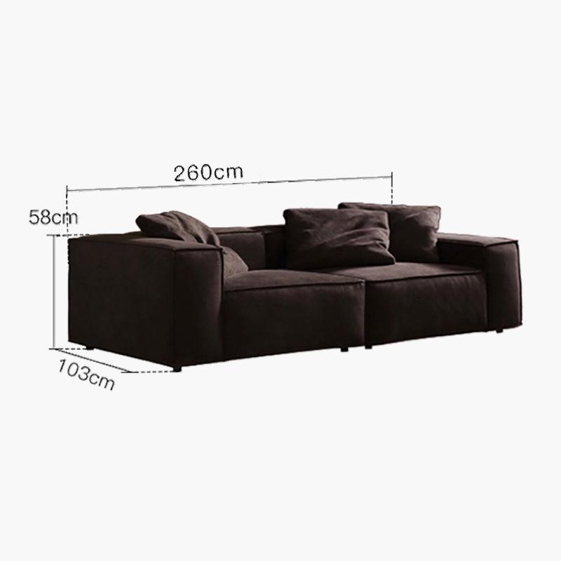 Hee Nordic Sofa, Two Seater, Three Seater Sofa, Corner Sofa, Suede-Weilai Concept-Weilai Concept