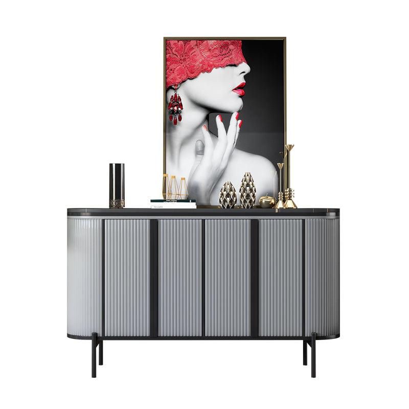 Elec Sideboard, Green & Gold-Weilai Concept-Light Grey ( With Black Table Top )-150cm-Weilai Concept