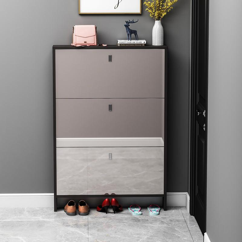 Knauss Mirrored Shoe Storage, Halllway-Weilai Concept-Weilai Concept