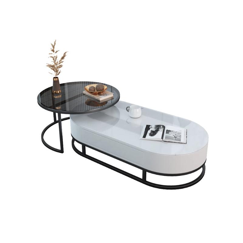 Hagy Nesting Coffee Table Set, Sintered Stone-Weilai Concept-Weilai Concept