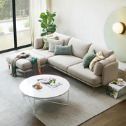 U182 Two Seater, Three Seater, Four Seater Corner Sofa, Off-White Cotton Linen-Weilai Concept-Weilai Concept