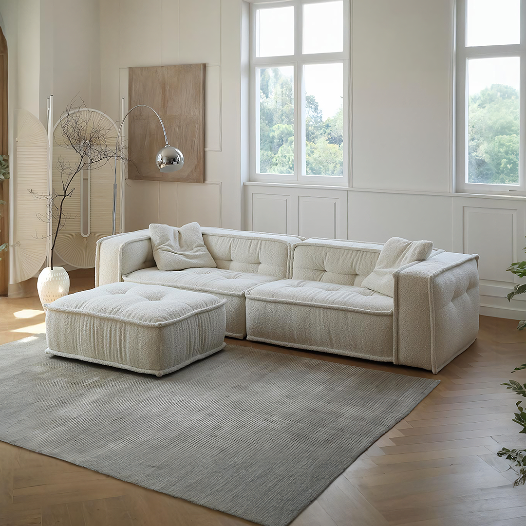 Undra Two Seater, Three Seater, Four Seater Sofa, Boucle-Weilai Concept-Weilai Concept