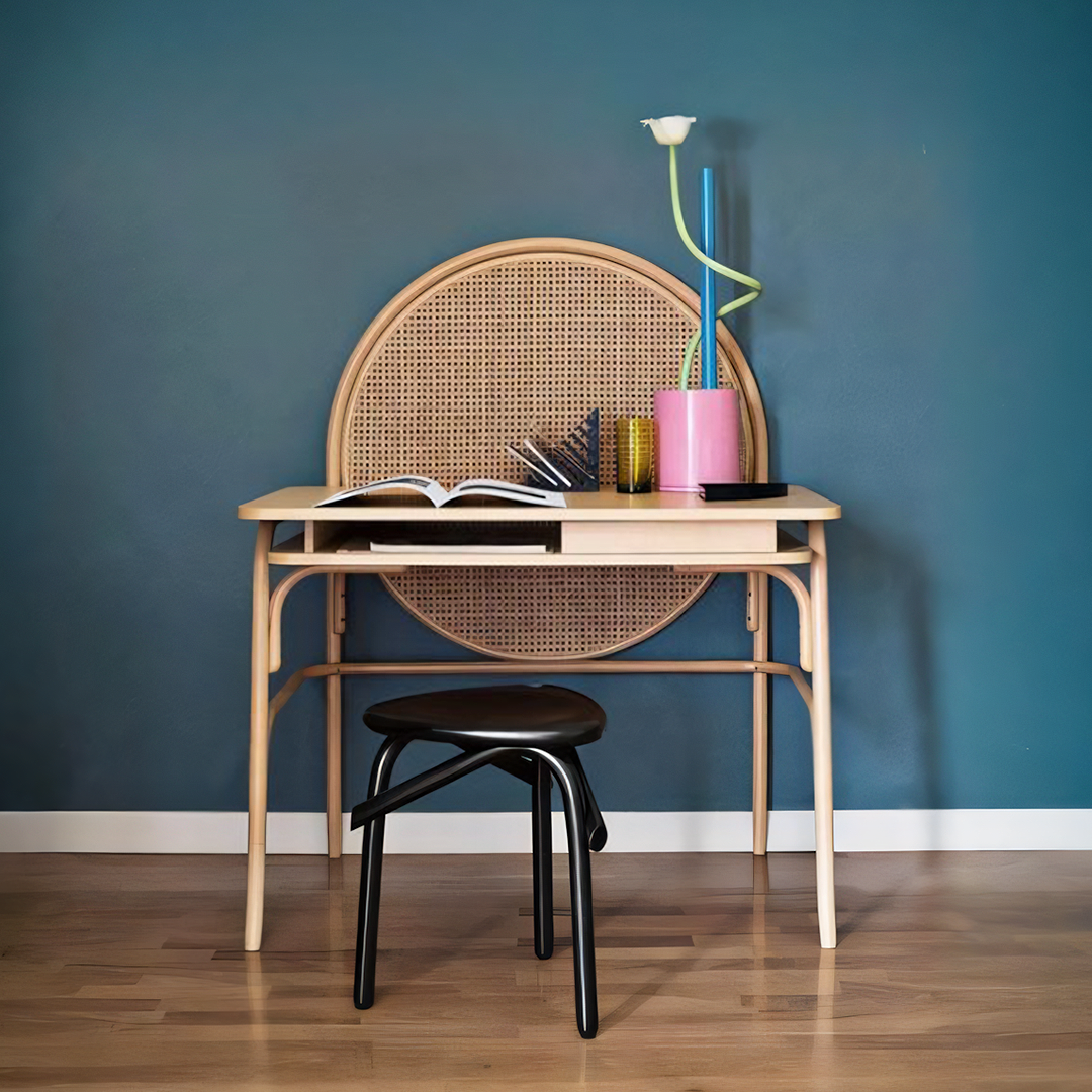 Vallee Rattan Office Desk-Weilai Concept-Weilai Concept