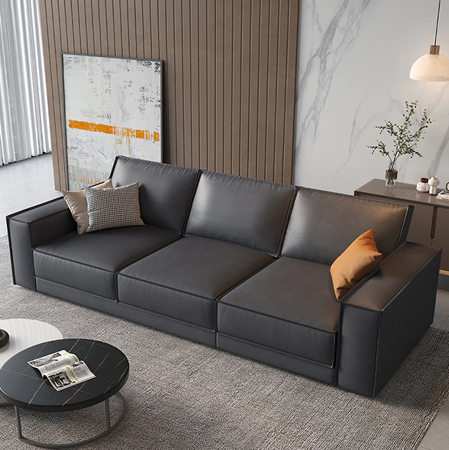 Slan Two Seater Sofa, Three Seater Sofa - Black-Weilai Concept-Weilai Concept