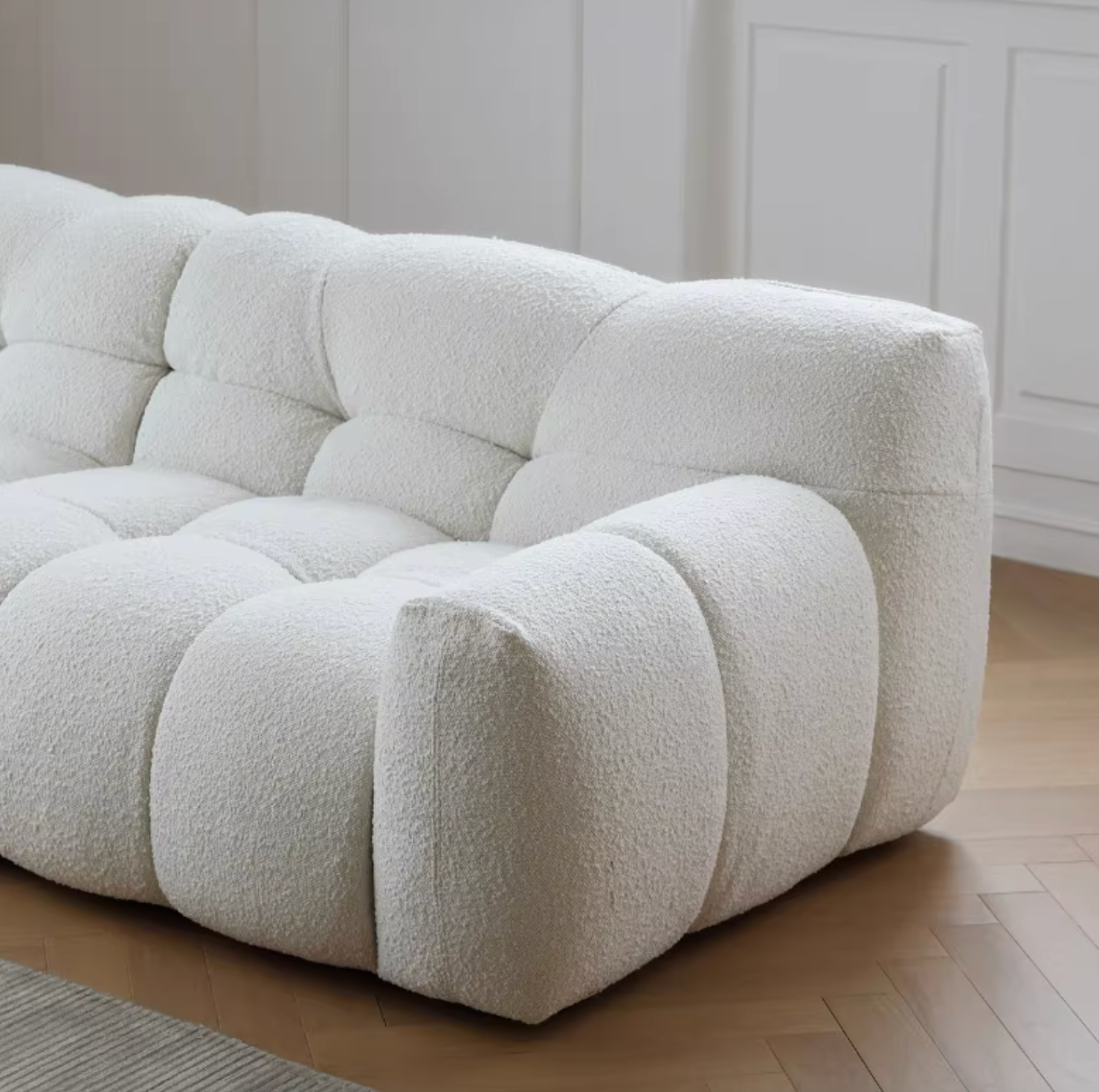 Cora Cloud Two/Three Seater Sofa, Boucle