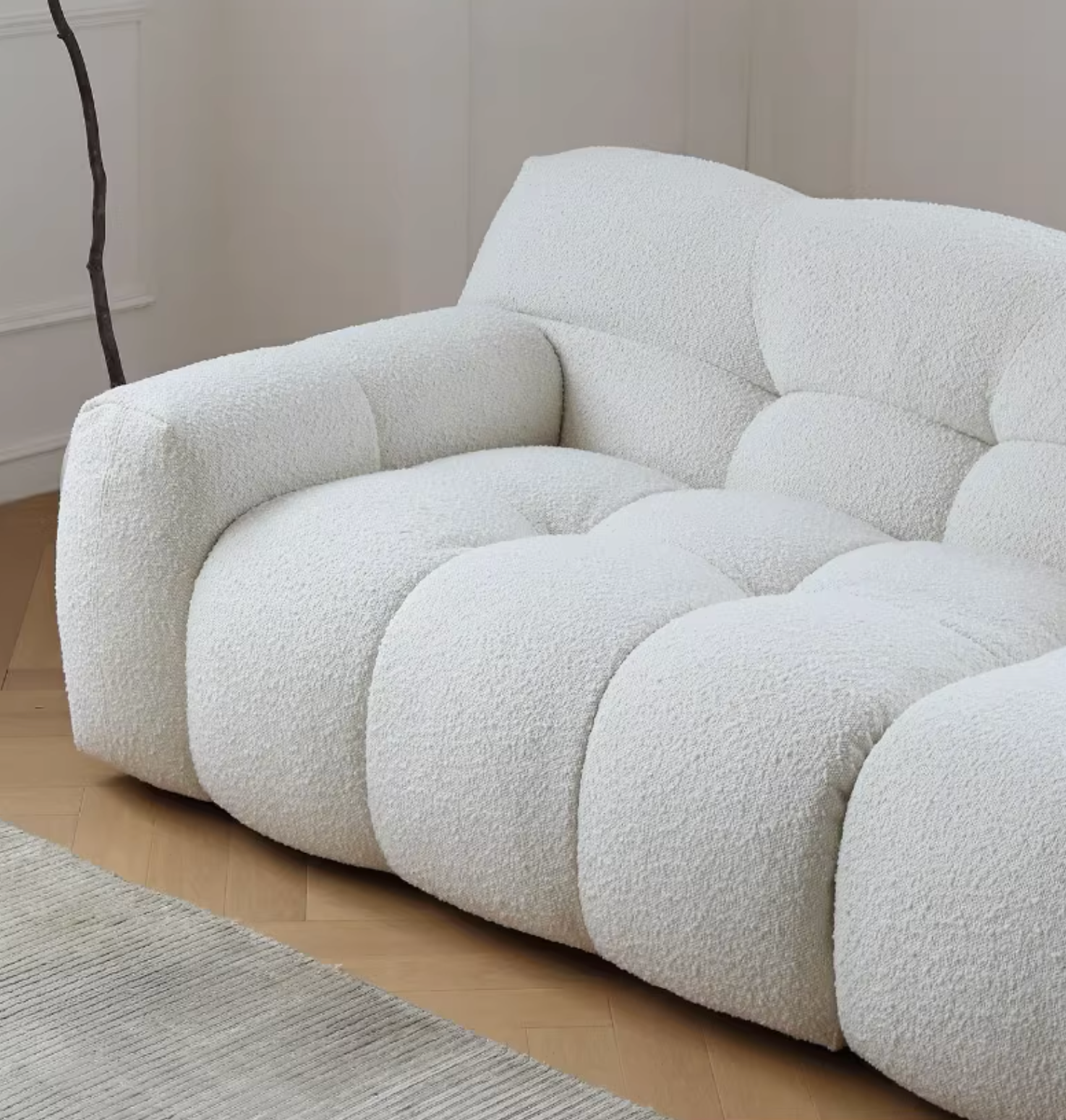 Cora Cloud Two/Three Seater Sofa, Boucle
