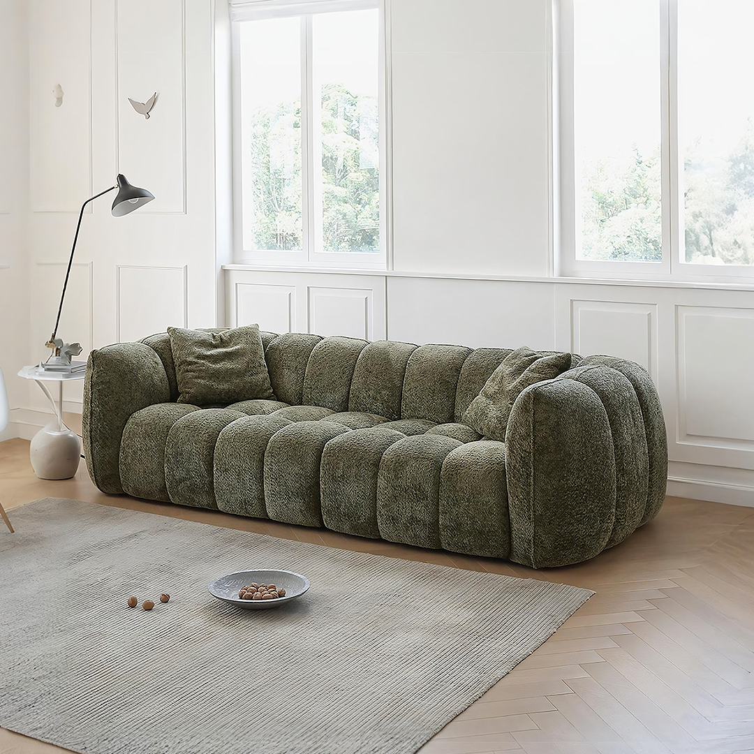 Winslow Pumpin Two Seater, Three Seater Sofa, Boucle-Weilai Concept-Weilai Concept