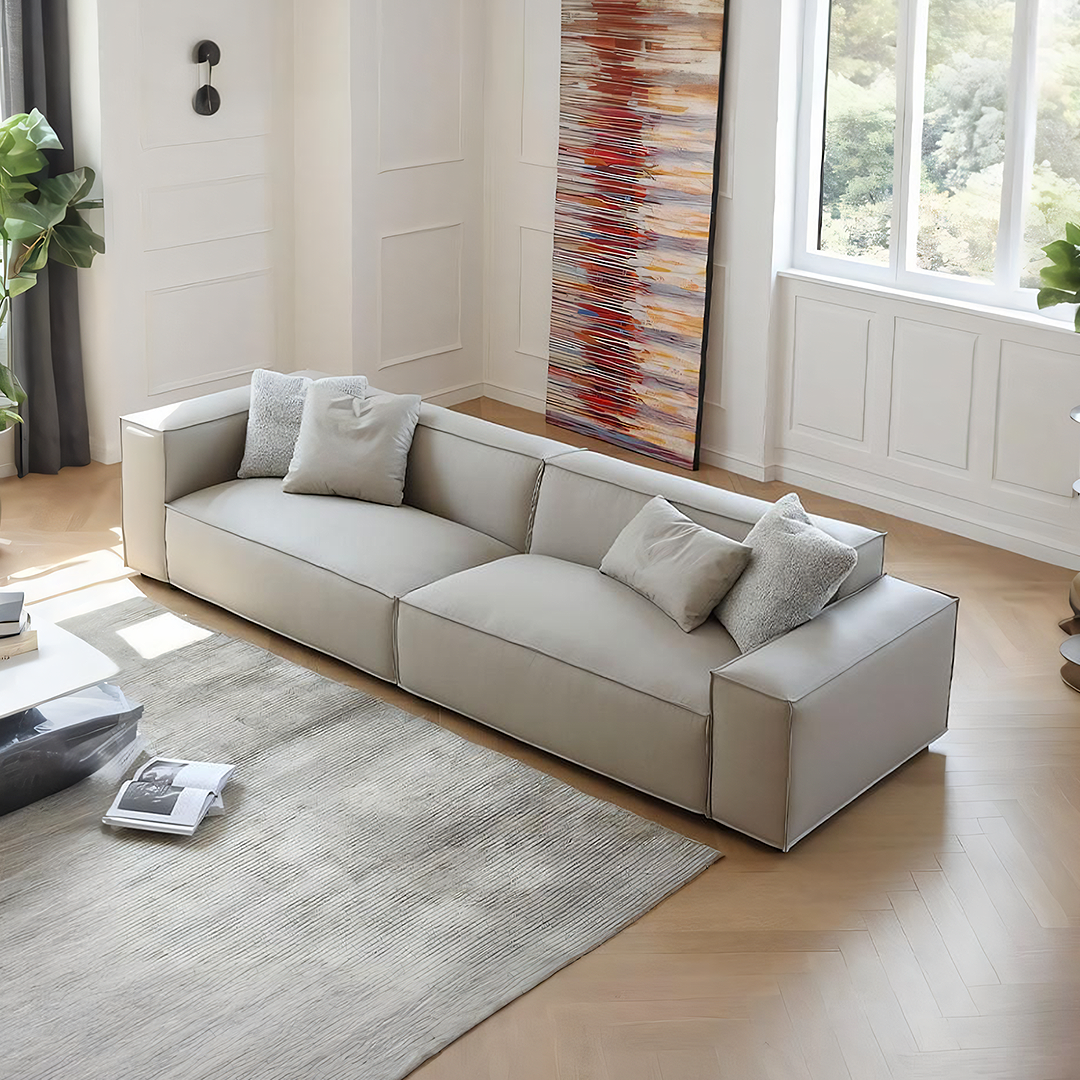 Ximenes Two Seater Sofa, Leathaire-Weilai Concept-Weilai Concept