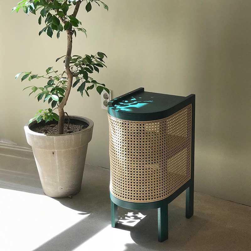 Alena Rattan Side Table-Weilai Concept-Weilai Concept