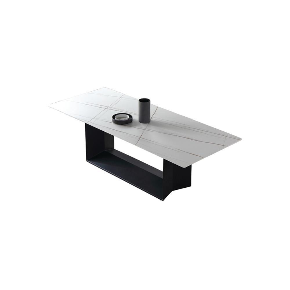 Alme Dining Table, Black Base-Weilai Concept-Weilai Concept