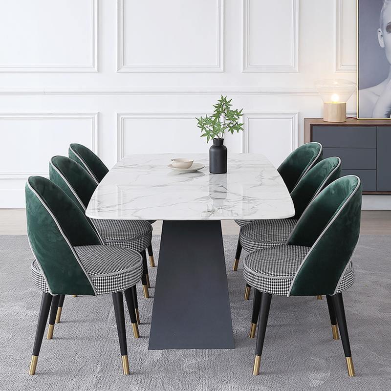 Amsterdam Dining Table, Marble, 180cm With Slight Scratches Unseen After Assembly, For Display-Weilai Concept-Weilai Concept
