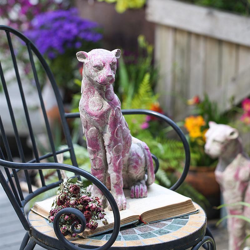 AN2 Garden Decoration, A Set Of Two Dog Statues-Weilai Concept-Weilai Concept