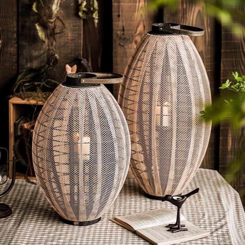AN7 Garden Decoration, A Set Of Two Candle Cages-Weilai Concept-Weilai Concept