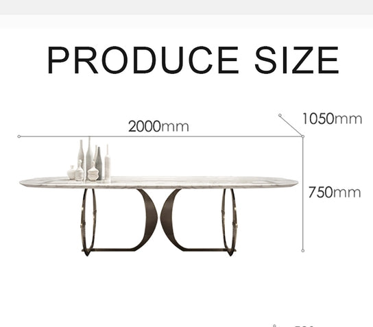 Arpen Dining Table, Marble, Dining Table Set-Weilai Concept-Weilai Concept