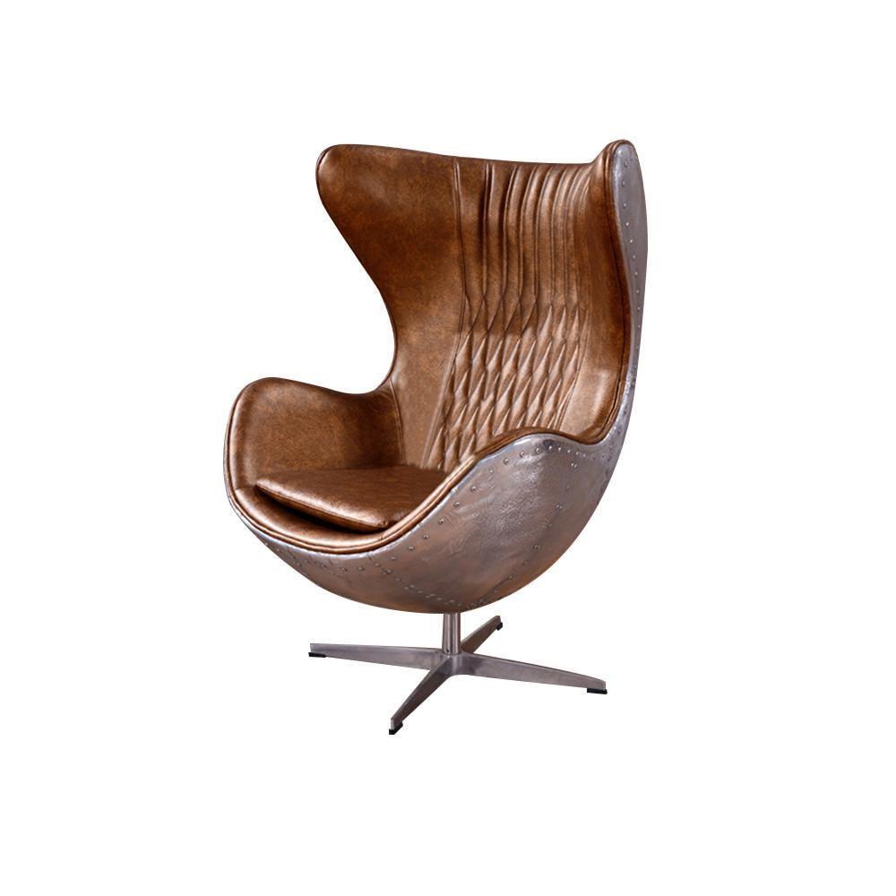 Aviator Office Chair, Aluminium Shell-Weilai Concept-Light Brown-Weilai Concept