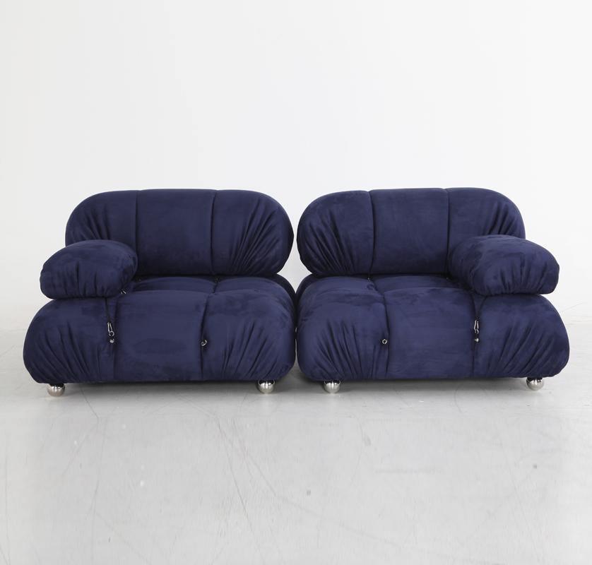 B&B Italia Camaleonda Style Sofa, Three Seater Sofa, Modular Sofa, Velvet-Sofas-Weilai Concept-Weilai Concept