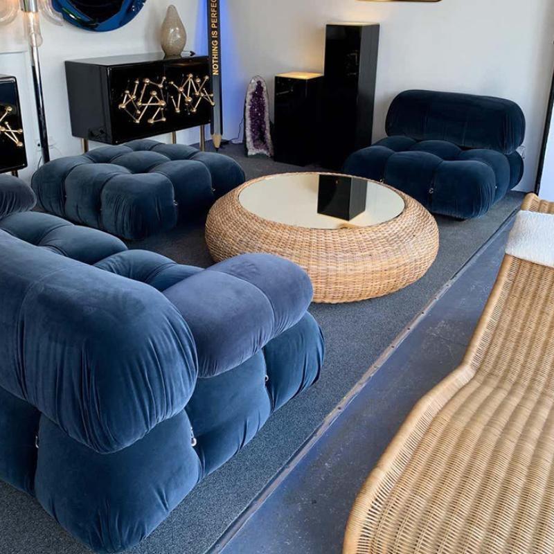 B&B Italia Camaleonda Style Sofa, Three Seater Sofa, Modular Sofa, Velvet-Sofas-Weilai Concept-Weilai Concept