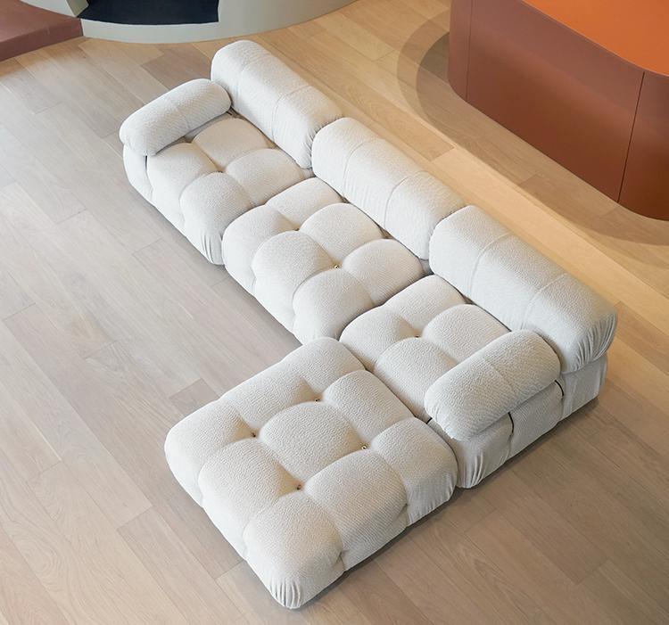 B&B Italia Camaleonda Style Sofa, Three Seater Sofa, Modular Sofa, Velvet-Sofas-Weilai Concept-Weilai Concept